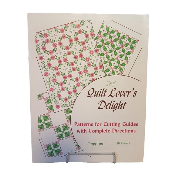 Vintage AUNT MARTHA'S Quilt Lover's Delight - Patterns for Cutting Guides #3540 - Picture 1 of 10